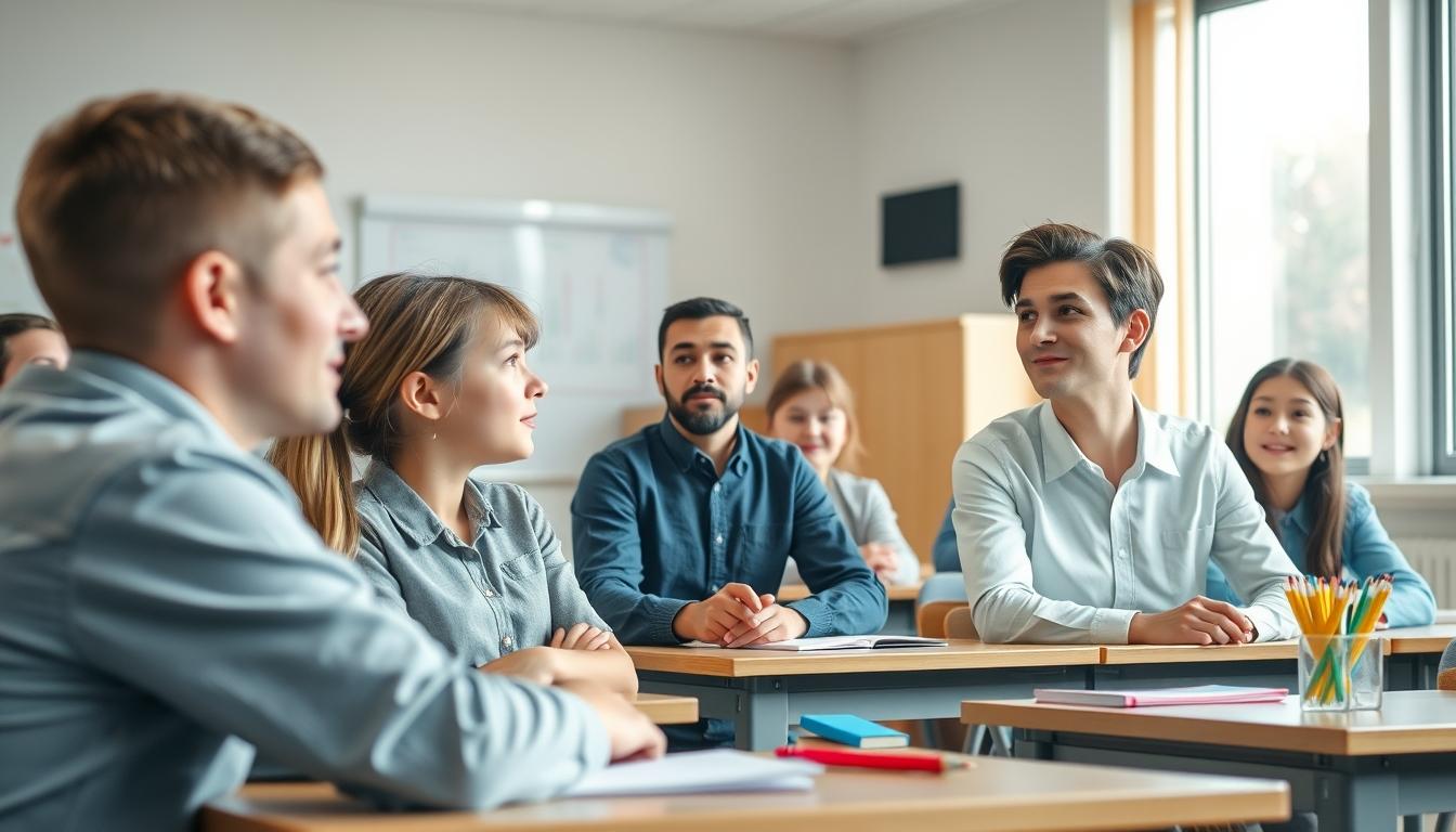 Modern university campus for students